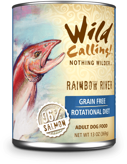 Wild Calling Rainbow River 96 Salmon Grain Free Adult Canned Dog Food Wylders Holistic Pet Center